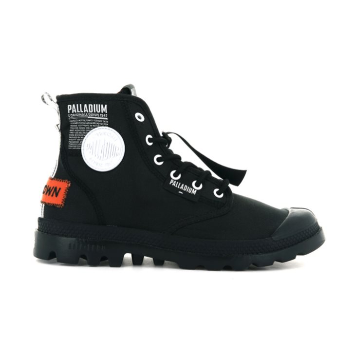 Bottes Palladium Pampa Lite Overlab Femme Noir | FR HGA419J